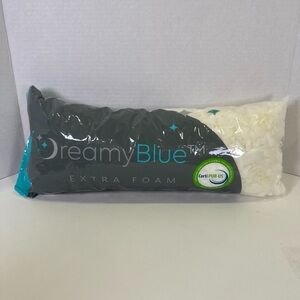 Dreamy Blue Extra Foam Fill Certified Flexible Polyurethane NEW No Pillow